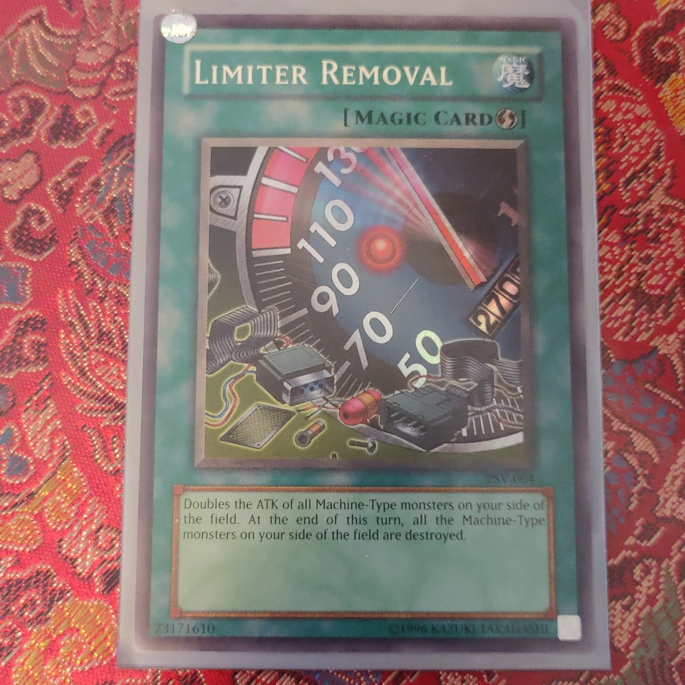 Vintage Yu Gi Oh TCG Limiter Removal
